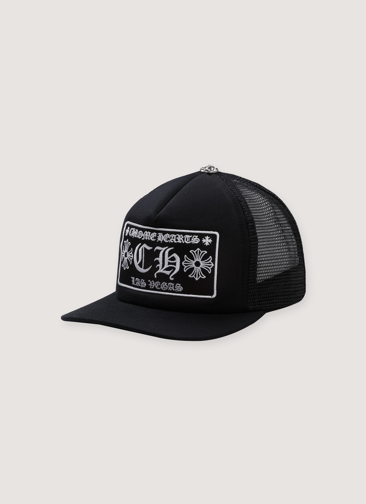 Chrome Hearts Las Vegas Trucker Hat Black