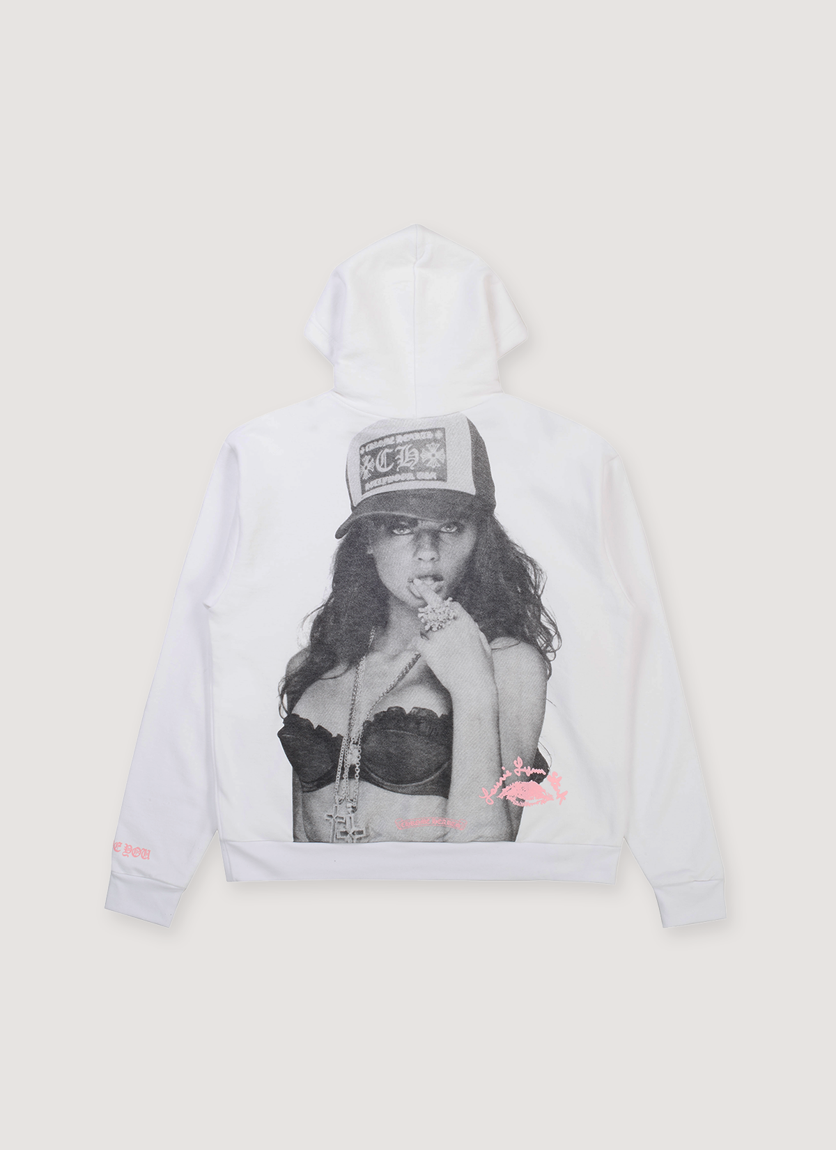 Chrome Hearts Laurie Lynn Stark Signature Stamp Sweatshirt White Chrome Hearts Laurie Lynn Stark Signature Stamp Sweatshirt White - Image 2 | Authenticated at Pieces Los Angeles
