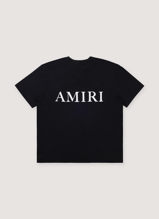 Amiri MA Core Tee Black White