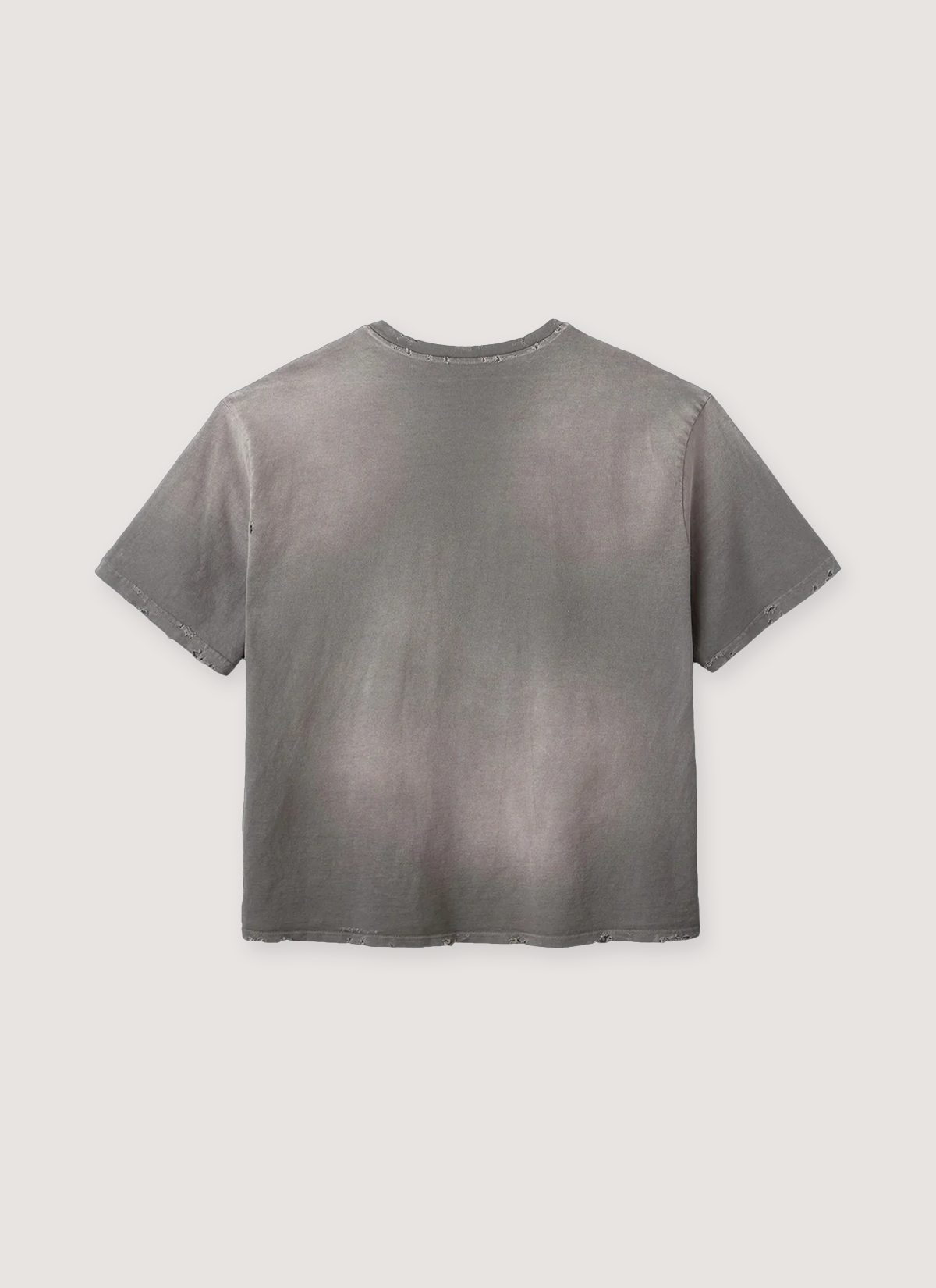 GV Gallery Macker V2 Tee Vintage Grey dirty, distressed, washed, back view GV Gallery Macker V2 Tee Vintage Grey - Image 2 | Authenticated at Pieces Los Angeles