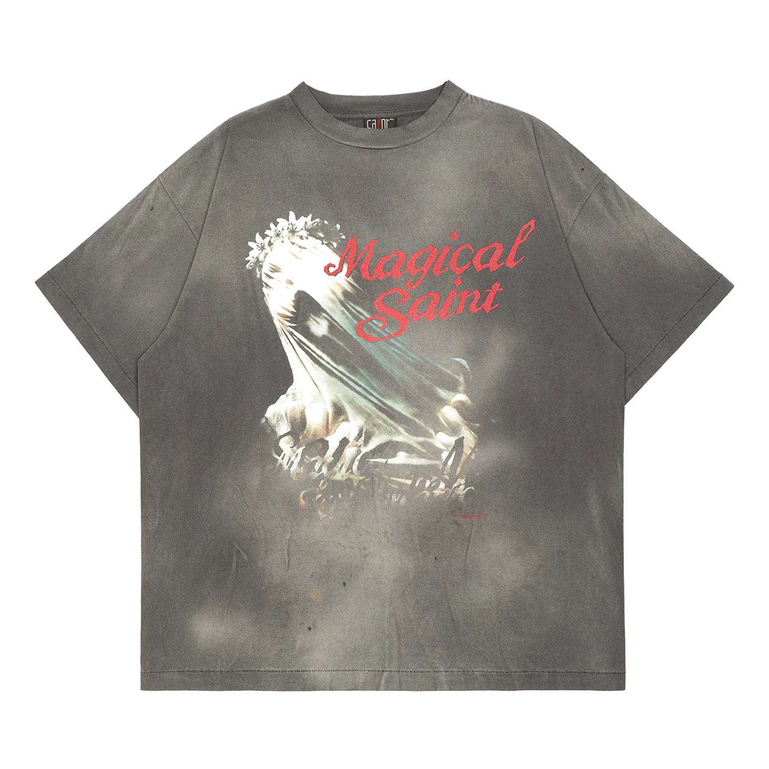 Saint Michael Magical Saint Tee Washed Black