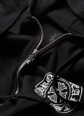 Chrome Hearts Malibu Horseshoe Zip Up Sweatshirt Black Chrome Hearts Malibu Horseshoe Zip Up Sweatshirt Black - Image 3 | Authenticated at Pieces Los Angeles