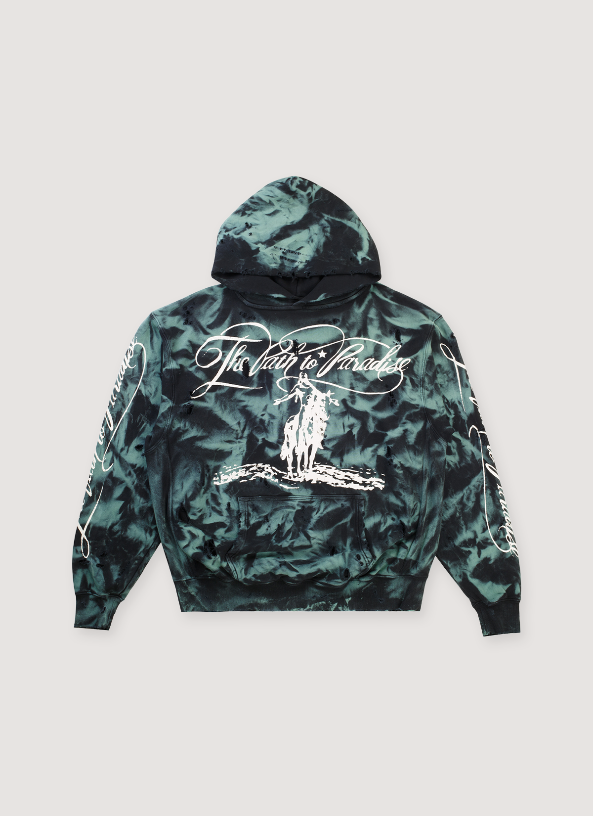 Hellstar Path 2 Paradise Marble Dye Sweatshirt Green