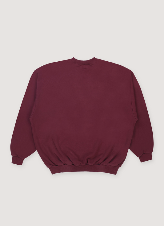 Kapital Big Kountry Crewneck Sweater Maroon