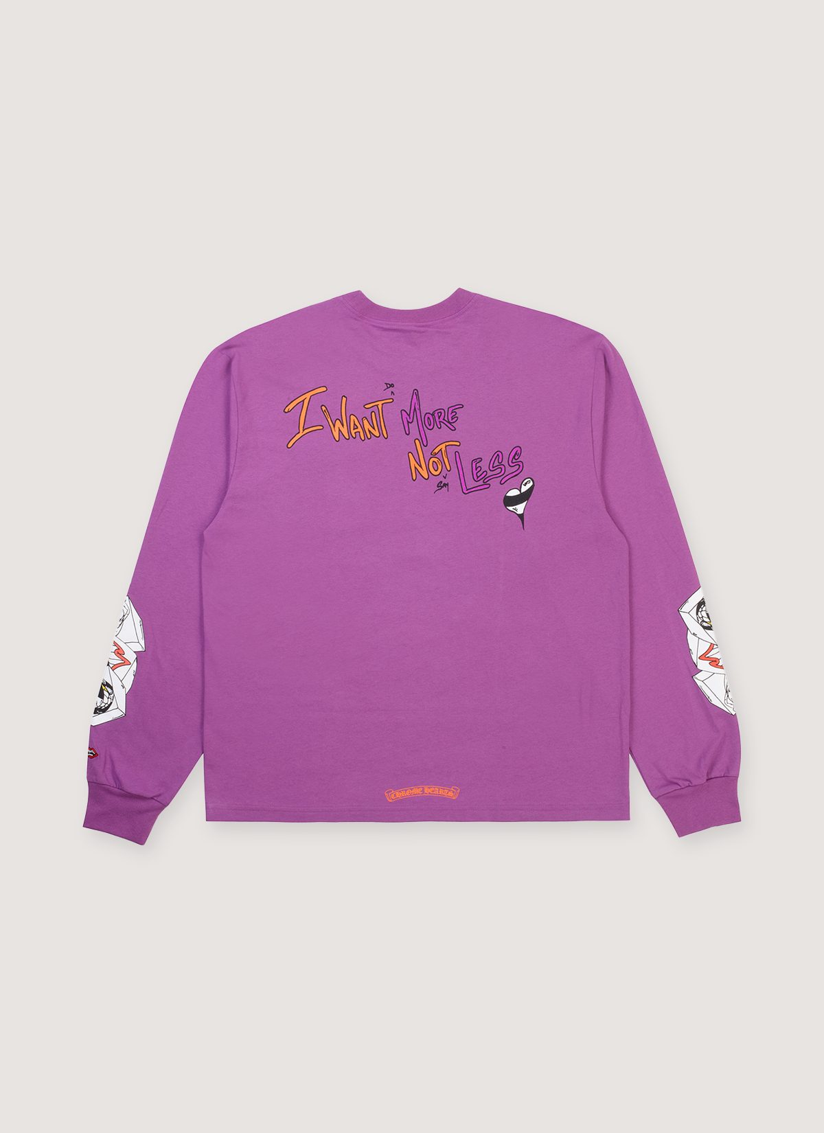 Chrome Hearts Matty Boy I Want More Longsleeve Purple Chrome Hearts Matty Boy I Want More Longsleeve Purple - Image 2 | Authenticated at Pieces Los Angeles