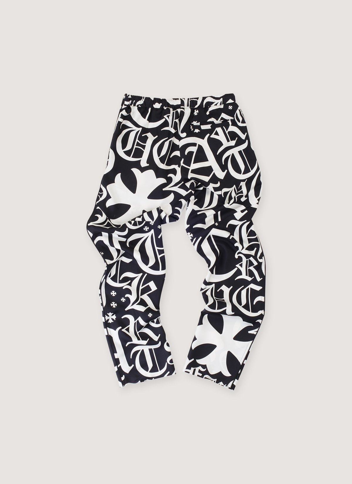 Chrome Hearts Matty Boy Silk Pants Black White (Pre-Owned) – PIECES