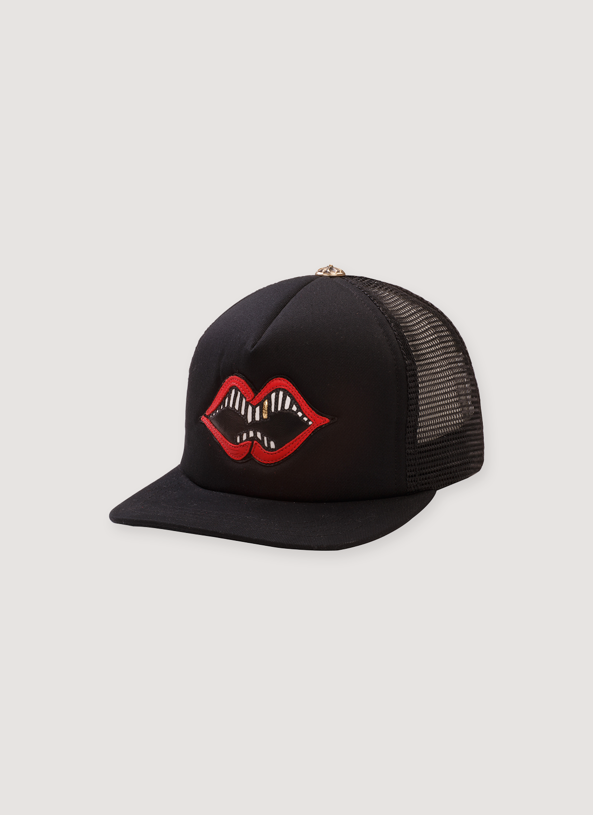 Chrome Hearts Chomper Patch Trucker Black