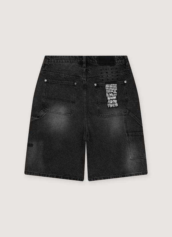 Ksubi Maxx Operator Shorts Asher Black alternate view - Shop at Pieces Los Angeles