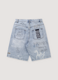 Ksubi Maxx Rogue Short Blue Graffiti Ksubi Maxx Rogue Short Blue Graffiti - Image 2 | Authenticated at Pieces Los Angeles