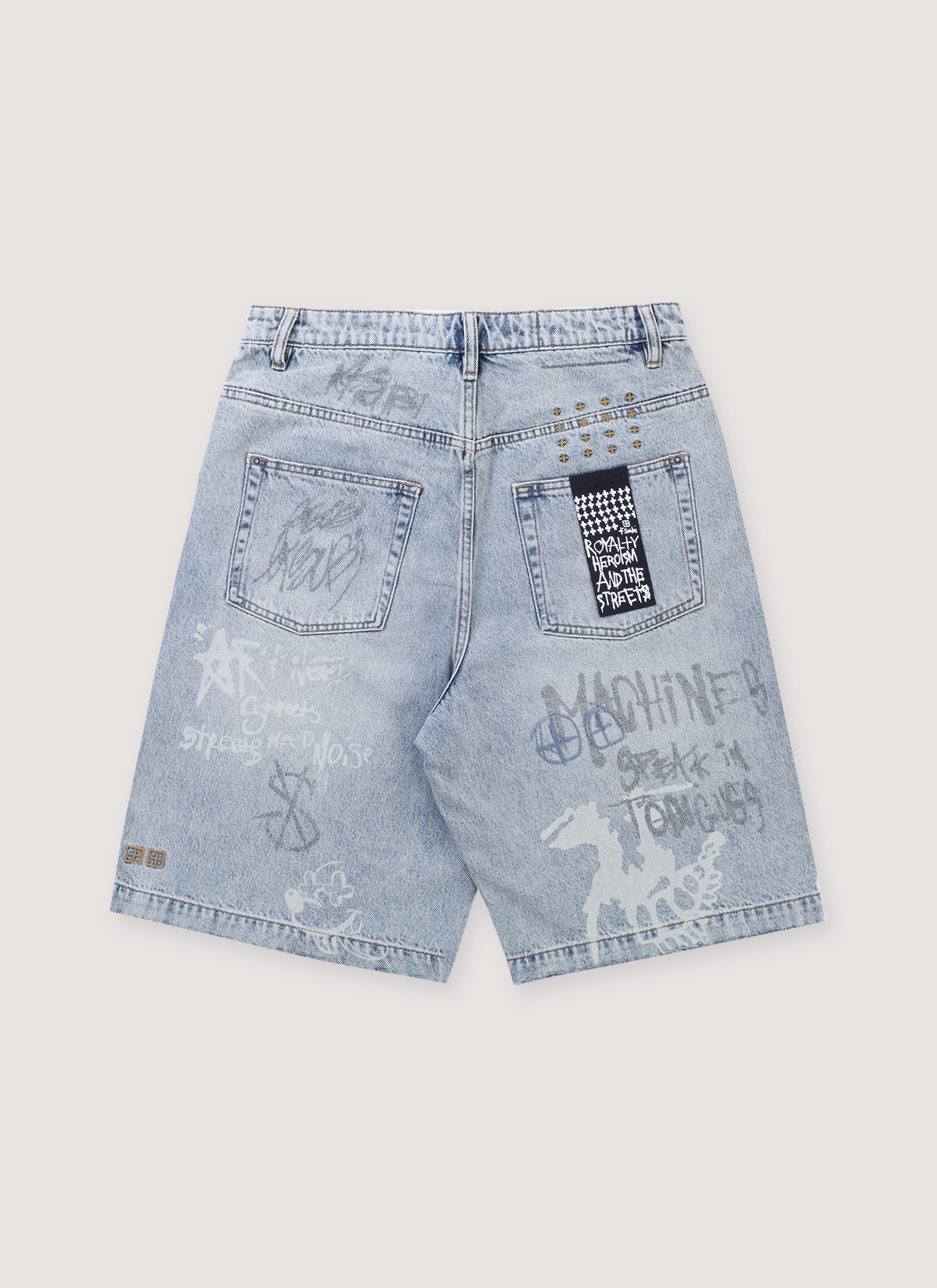 Ksubi Maxx Rogue Short Blue Graffiti Ksubi Maxx Rogue Short Blue Graffiti - Image 2 | Authenticated at Pieces Los Angeles