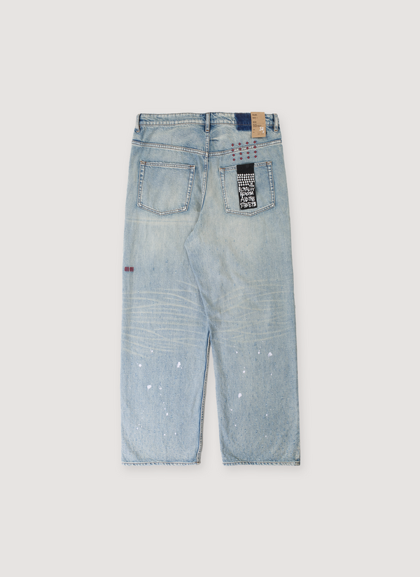 Ksubi Maxx Scatter Denim Blue alternate view - Shop at Pieces Los Angeles