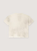 Vale Forever Mayhem Tee Cream faded back view black distressings Vale Forever Mayhem Tee Cream - Image 2 | Authenticated at Pieces Los Angeles