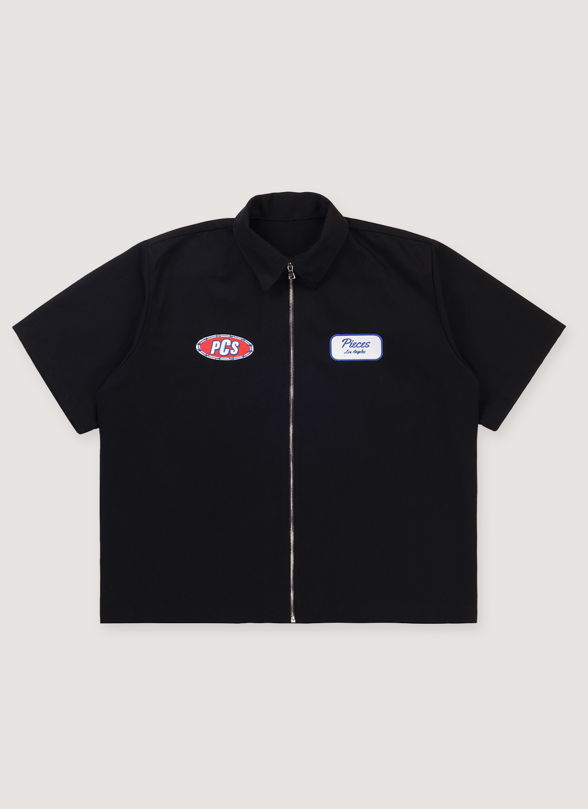 Pieces All American Mechanic Shirt Black