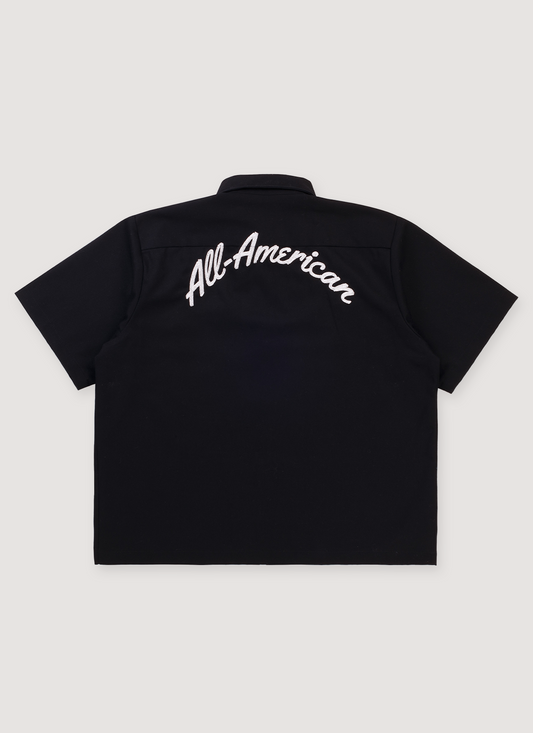 Pieces All American Mechanic Shirt Black
