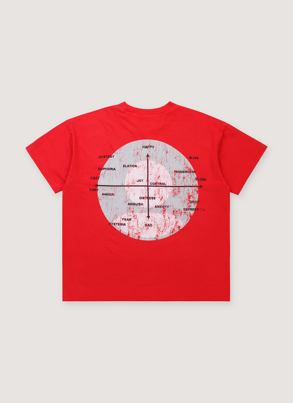 Pieces Mental Health Tee Vintage Red alternate view - Shop at Pieces Los Angeles