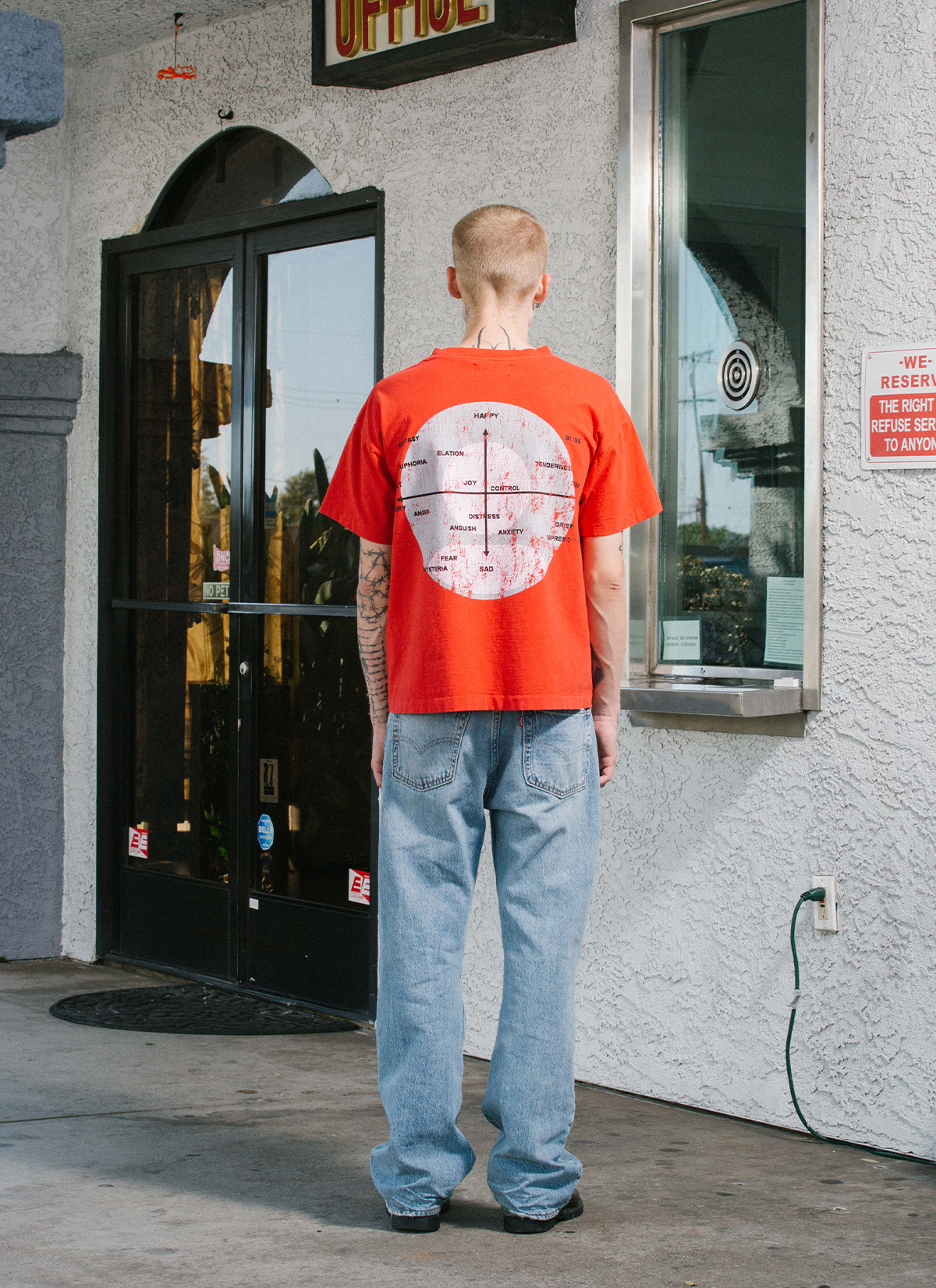 Pieces Mental Health Tee Vintage Red
