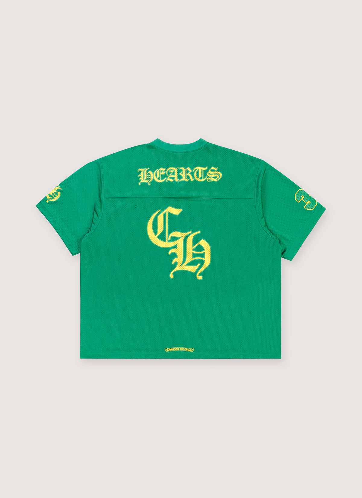 Chrome Hearts Short Sleeve Mesh Jersey Green | PIECES Los Angeles Chrome Hearts Short Sleeve Mesh Jersey Green | PIECES Los Angeles