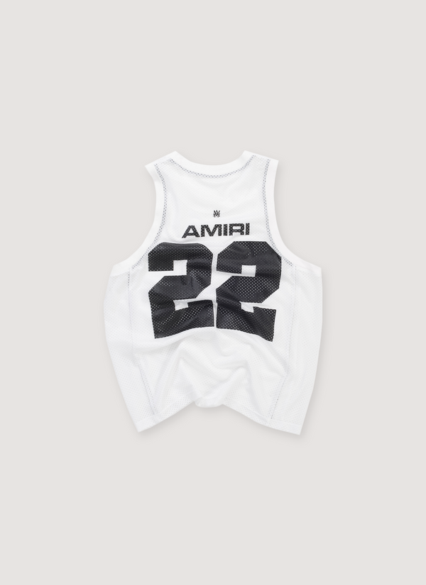 Amiri Mesh Tank Top White (Pre-Owned) Mesh Tank Top White (Pre-Owned) - Authenticated Sleeveless | Pieces Los Angeles