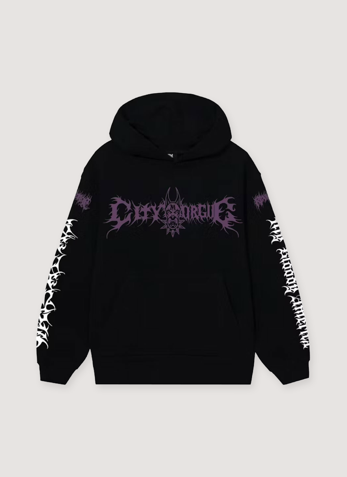 Revenge City Morgue Metal Tour Sweatshirt Black Purple