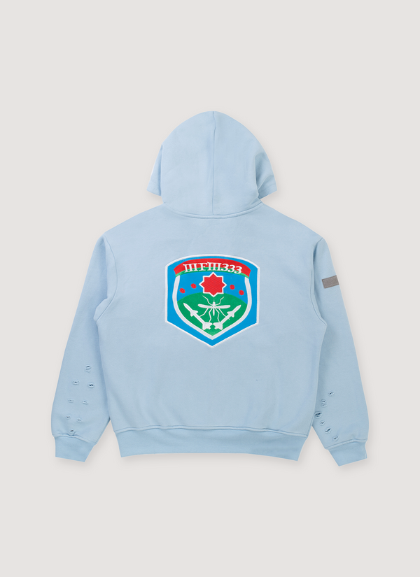 Murd333r.FM Special Ops Zip Up Sweatshirt Winter Militia alternate view - Shop at Pieces Los Angeles