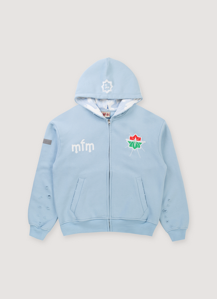 Murd333r.FM Special Ops Zip Up Sweatshirt Winter Militia