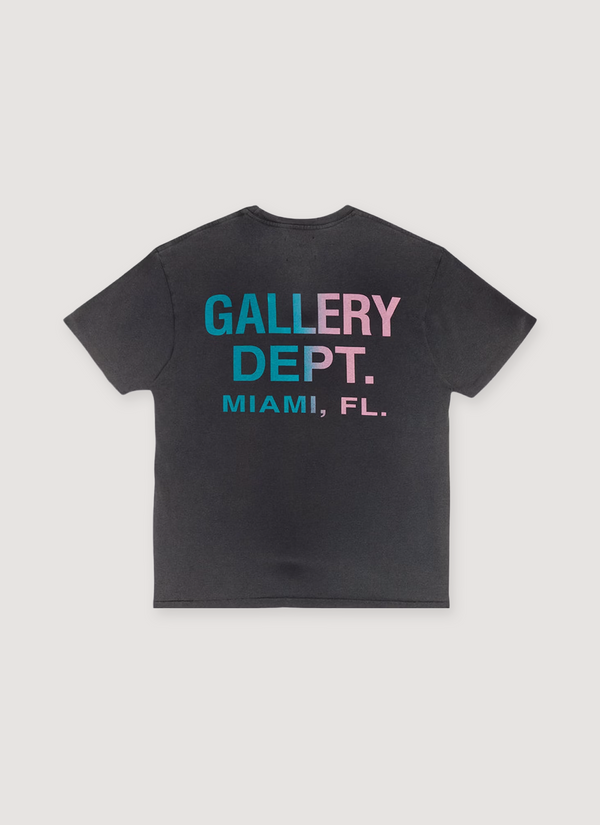 Gallery Dept. Miami Boardwalk Tee Black alternate view - Shop at Pieces Los Angeles