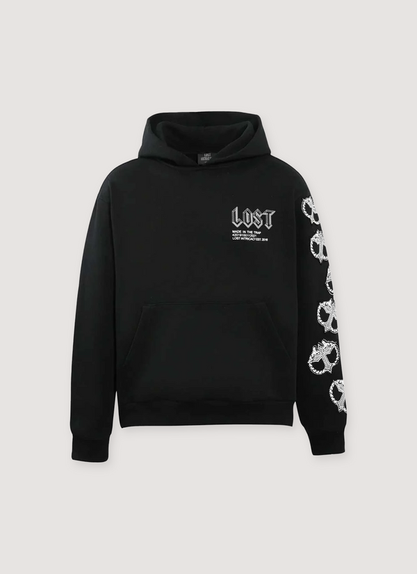 Lost Intricacy MITT Sweatshirt Black White MITT Sweatshirt Black White - Authenticated Sweatshirts | Pieces Los Angeles