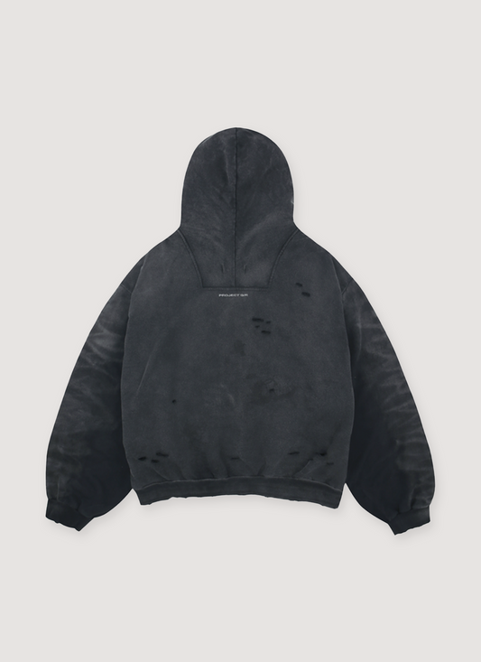 Project G/R Mixed Printed Vintage Sweatshirt Vintage Black