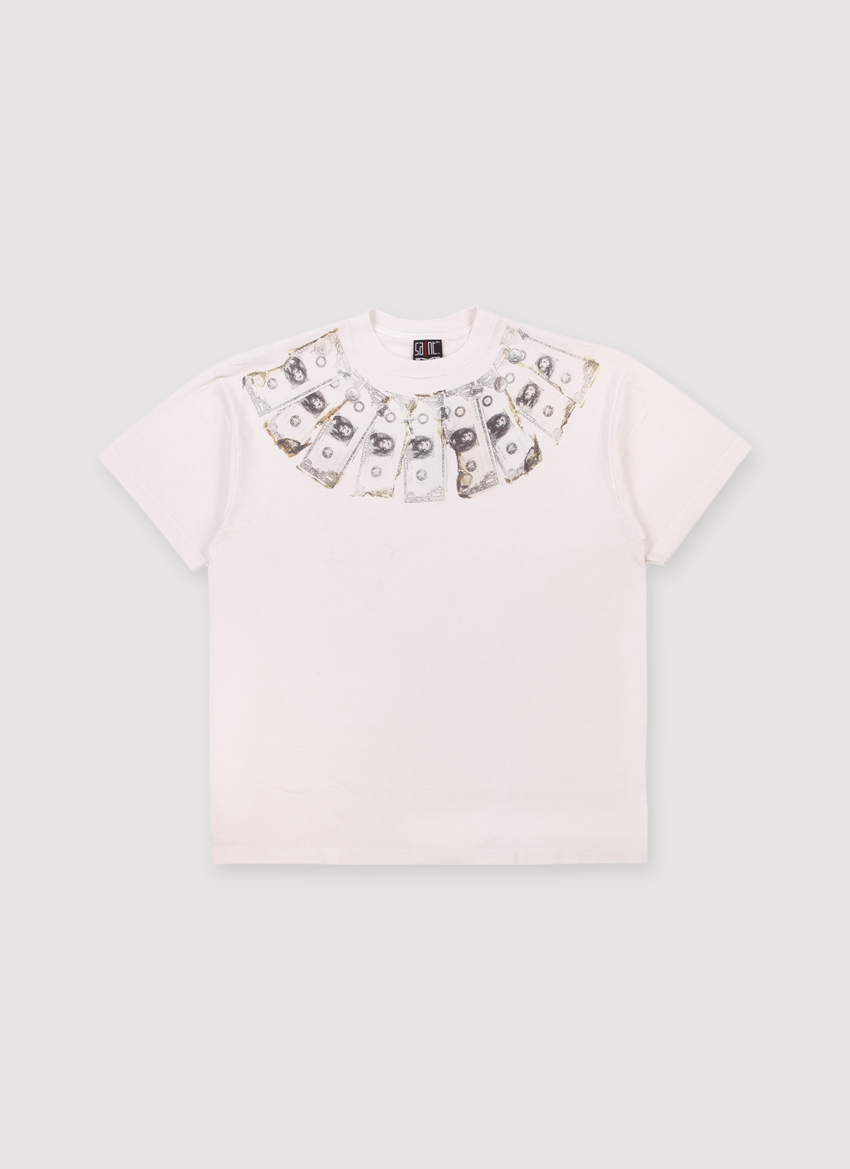 Saint Michael Money Tee Off White