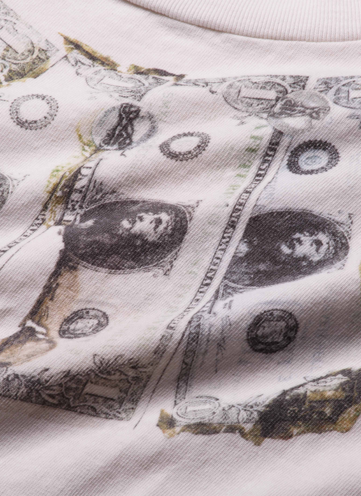 Saint Michael Money Tee Off White
