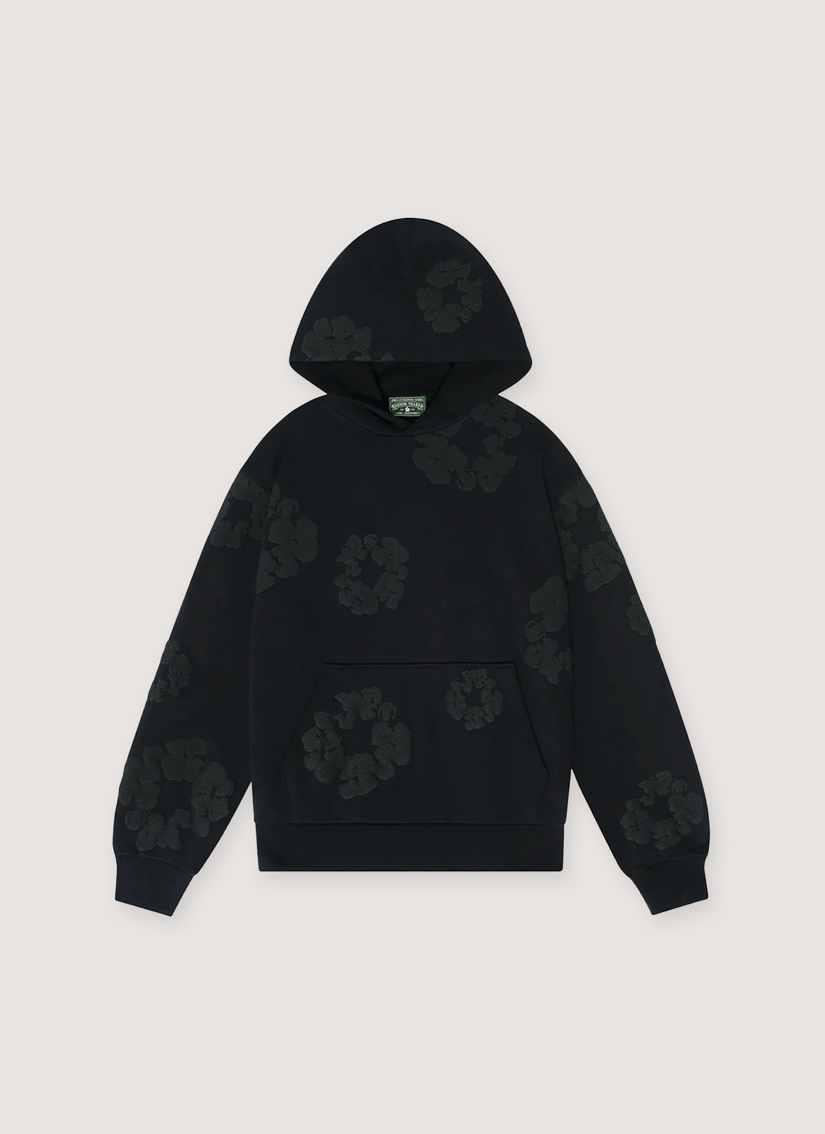 Denim Tears Cotton Wreath Sweatshirt Black Monochrome Denim Tears Cotton Wreath Sweatshirt Black Monochrome - Image 1 | Authenticated at Pieces Los Angeles
