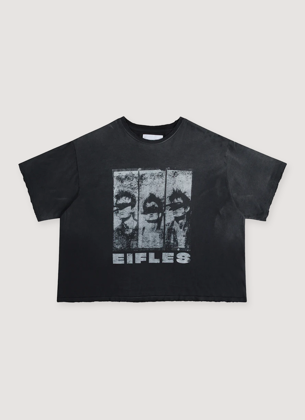 Eifles Mugshot Tee Vintage Black Eifles Mugshot Tee Vintage Black - Image 1 | Authenticated at Pieces Los Angeles