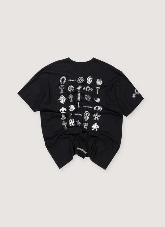 Chrome Hearts Multi Logo Tee Black (Pre-Owned)