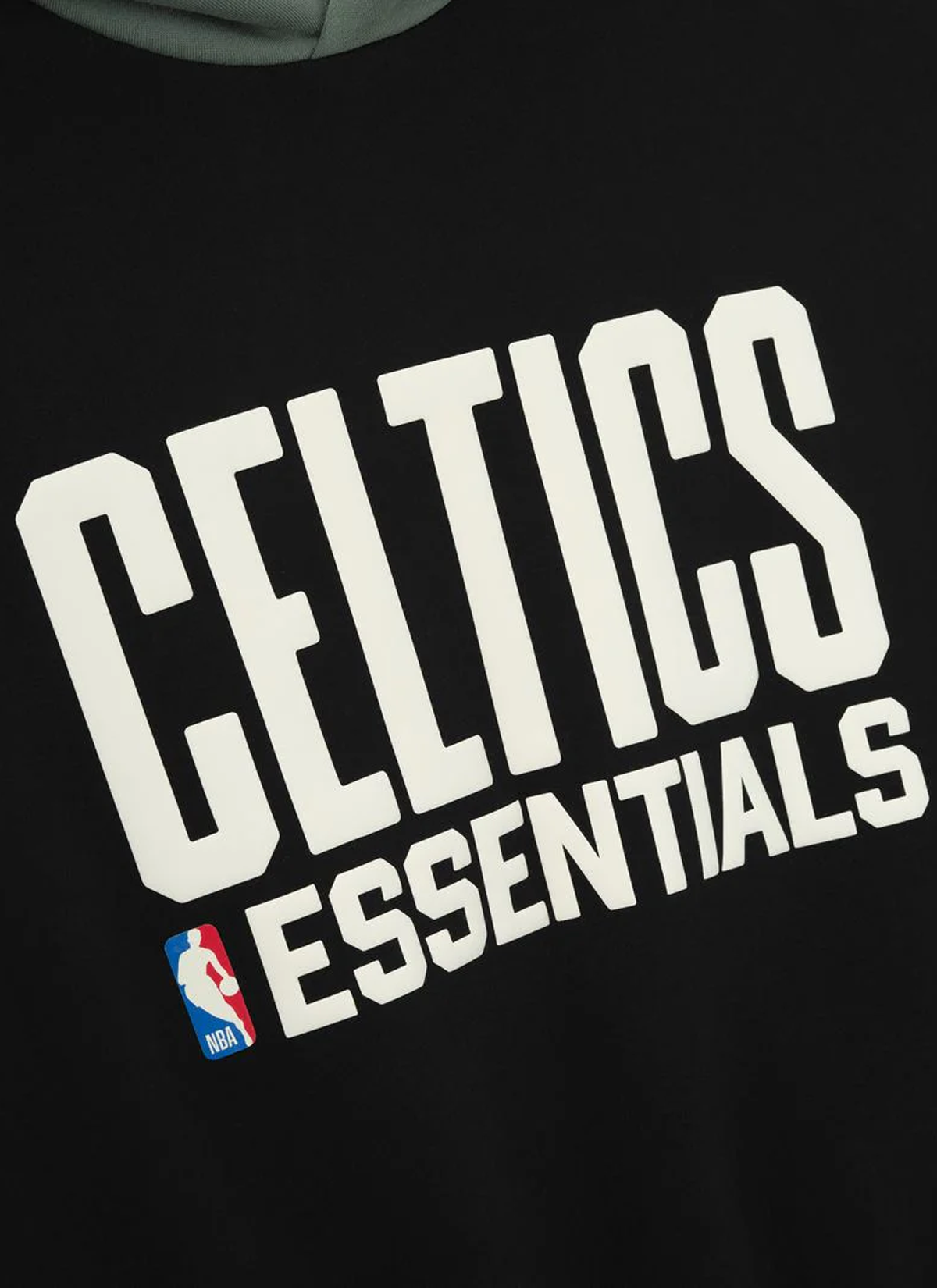 Essentials NBA Celtics Sport Hoodie Black Essentials NBA Celtics Sport Hoodie Black - Image 3 | Authenticated at Pieces Los Angeles