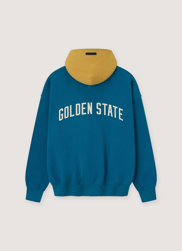 Essentials NBA Warriors Sport Sweatshirt Sapphire Blue alternate view - Shop at Pieces Los Angeles
