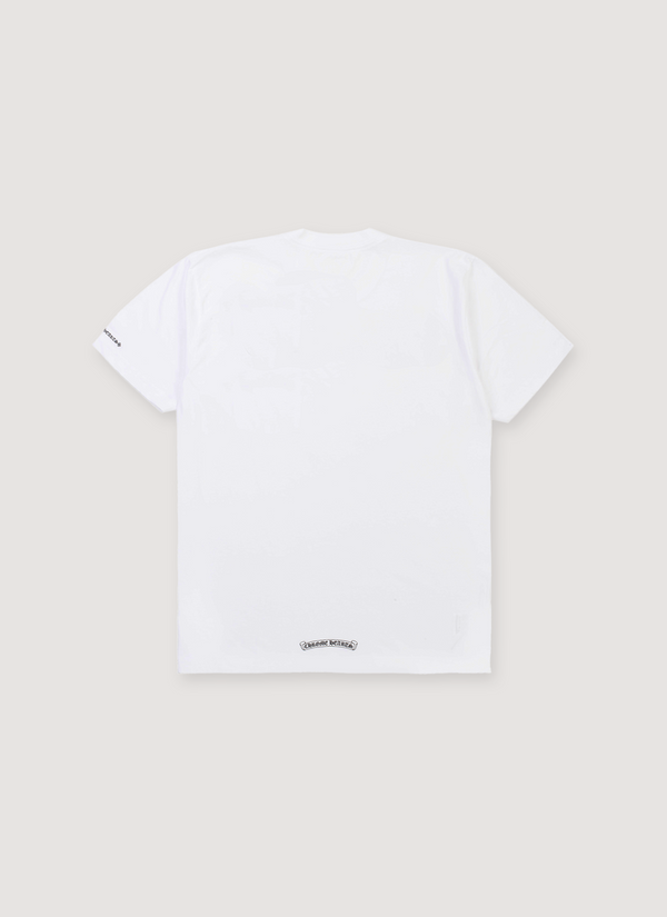 Chrome Hearts Neck Logo Tee White Black alternate view - Shop at Pieces Los Angeles