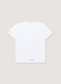Chrome Hearts Neck Logo Tee Shirt White Blue back view Chrome Hearts Neck Logo Tee White Blue - Image 2 | Authenticated at Pieces Los Angeles