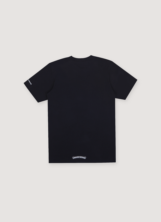 Chrome Hearts Neck Logo Tee Black White