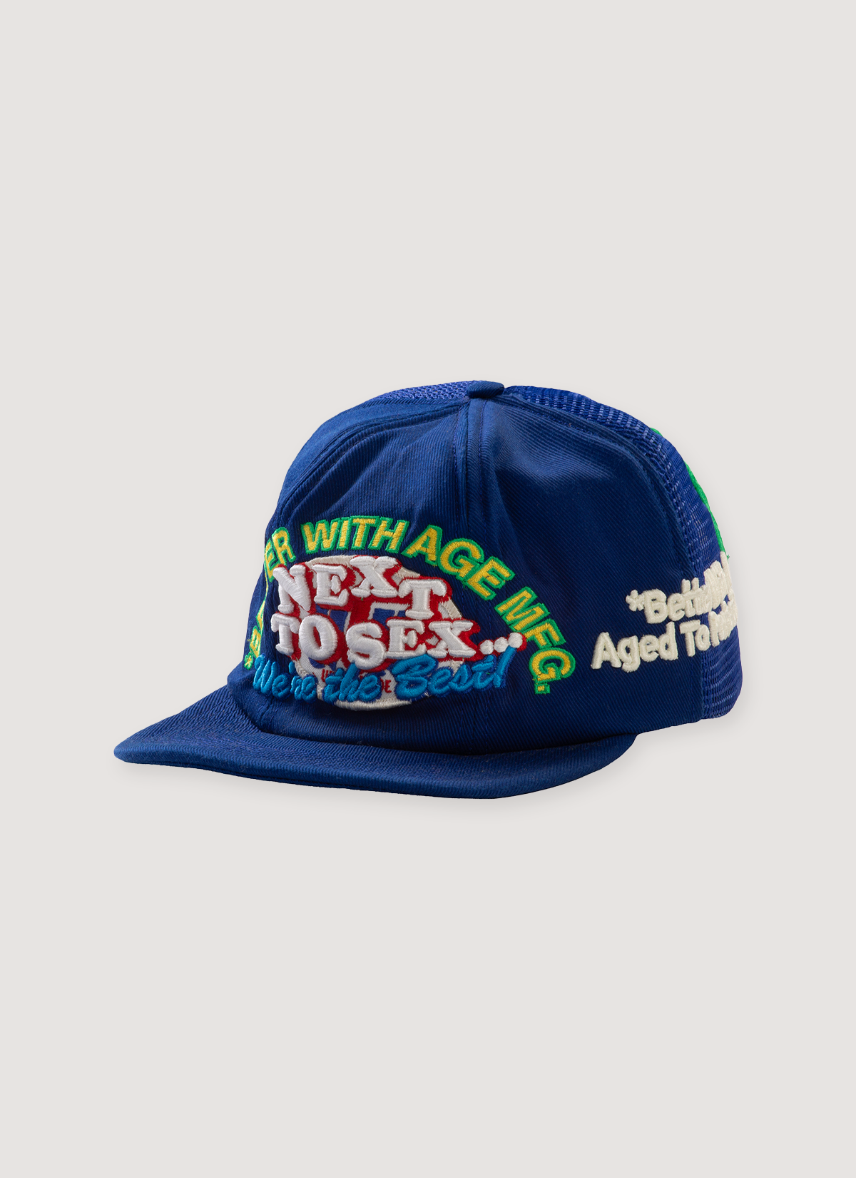 Next to Sex Trucker Hat Blue
