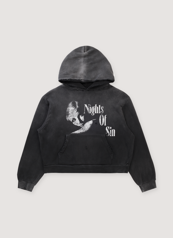 Eifles Night of Sin Sweatshirt Vintage Black Night of Sin Sweatshirt Vintage Black - Authenticated Sweatshirts | Pieces Los Angeles