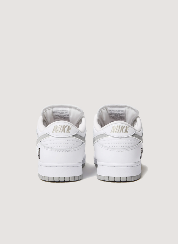 Nike Supreme SB 94 Dunk Low White Metallic Silver alternate view - Shop at Pieces Los Angeles