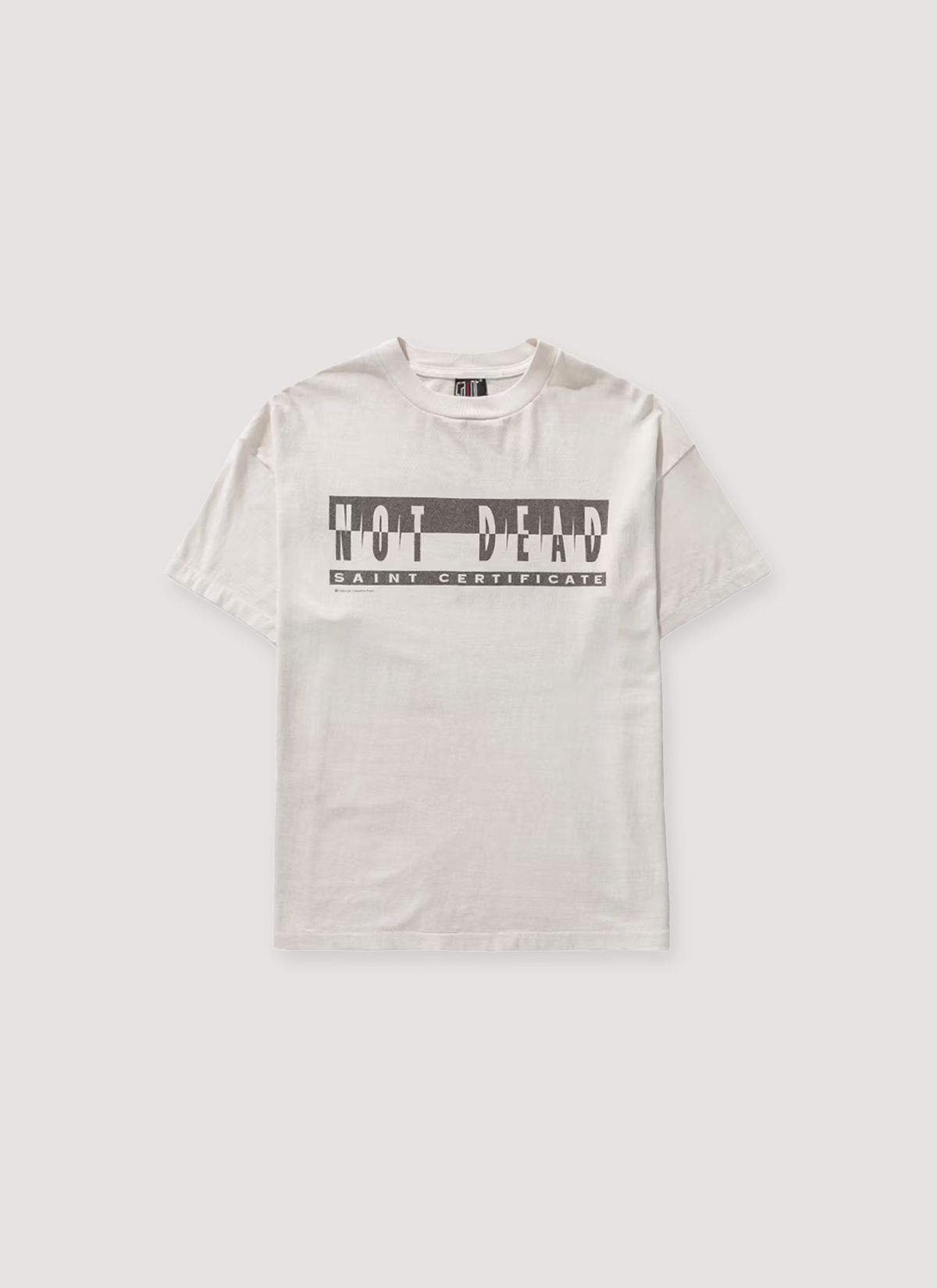 Saint Michael Not Dead Tee Off White