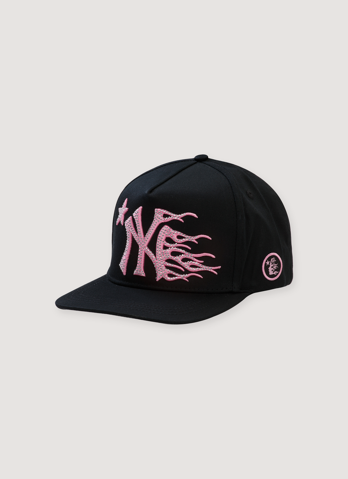 Hellstar NY Snapback Black Pink