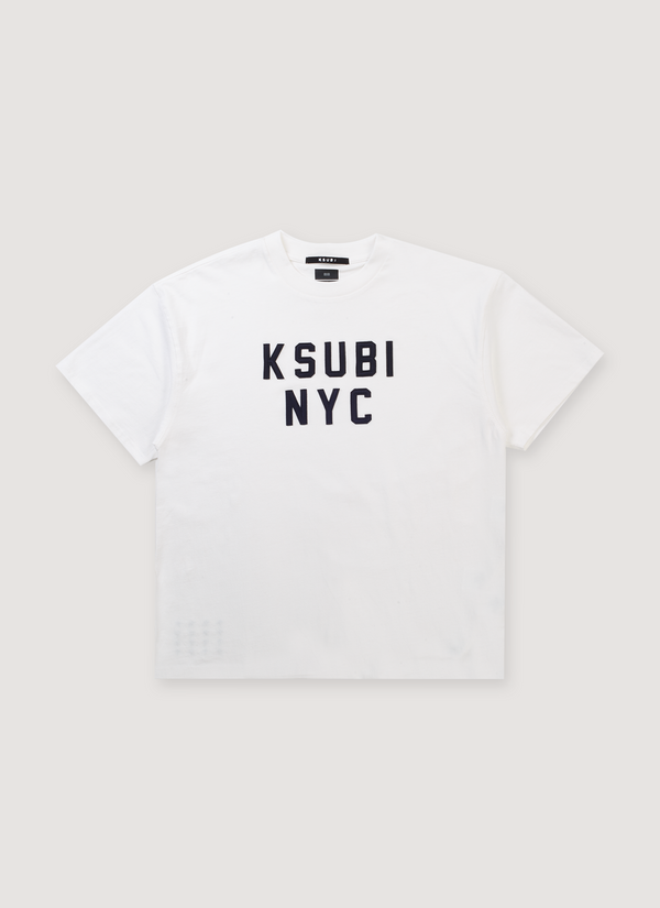 Ksubi NYC Ekcess Tee Thru White Ekcess Tee Thru White - Authenticated T-shirts | Pieces Los Angeles