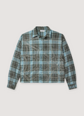 Vale Forever Ocean Flannel Blue Vale Forever Ocean Flannel Blue - Image 1 | Authenticated at Pieces Los Angeles