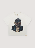 Gallery Dept. Oct Biker Dog Tee Archival White Gallery Dept. Oct Biker Dog Tee Archival White - Image 1 | Authenticated at Pieces Los Angeles