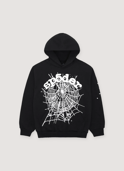 Sp5der Worldwide OG Web Sweatshirt Black – PIECES