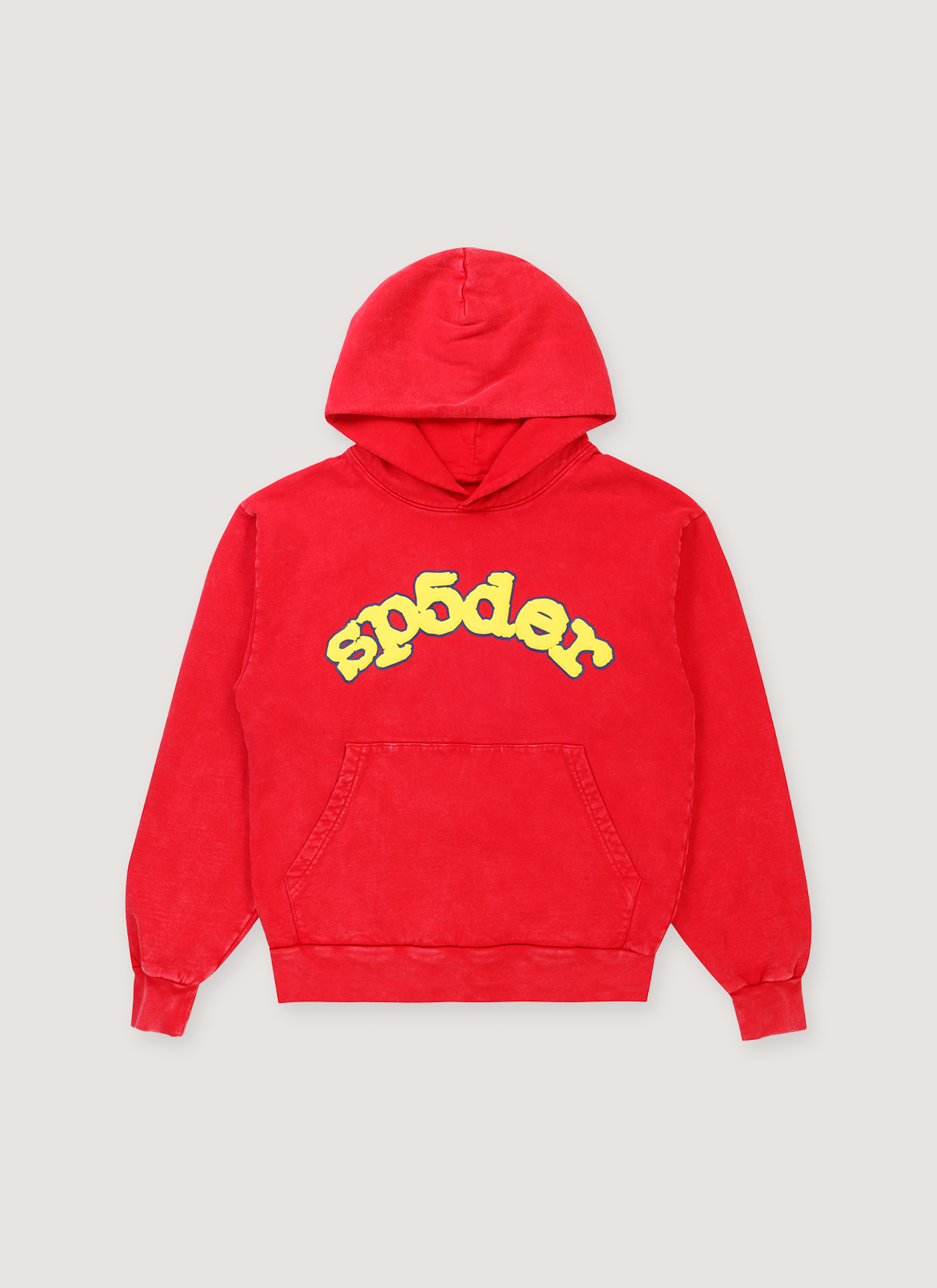 Sp5der Worldwide OG Logo Sweatshirt Red Yellow
