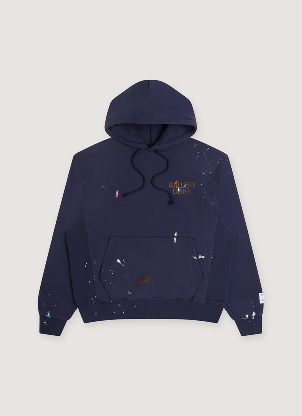 Gallery Dept. GD Paint Logo Sweatshirt Vintage Navy GD Paint Logo Sweatshirt Vintage Navy - Authenticated Sweatshirts | Pieces Los Angeles