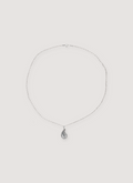 For Those Who Sin Paisley Charm Necklace Silver For Those Who Sin Paisley Charm Necklace Silver - Image 1 | Authenticated at Pieces Los Angeles